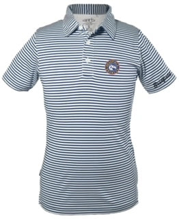 GARB Navy Stripe Bradfield Polo