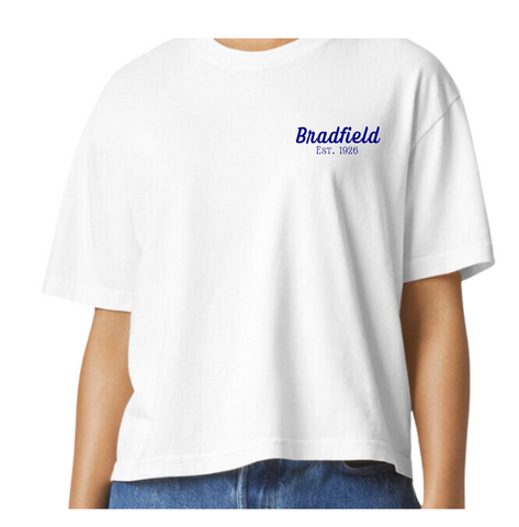 Comfort Colors White Crop Tee - Ladies