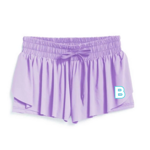 Lavender Butterfly Shorts